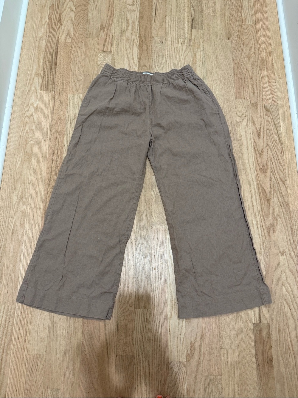 Wide leg linen women’s pants